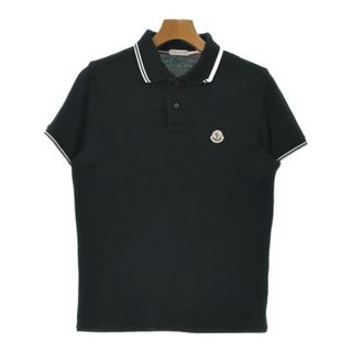 MONCLER - MONCLER モンクレール ポロシャツ S 黒 【古着】【中古