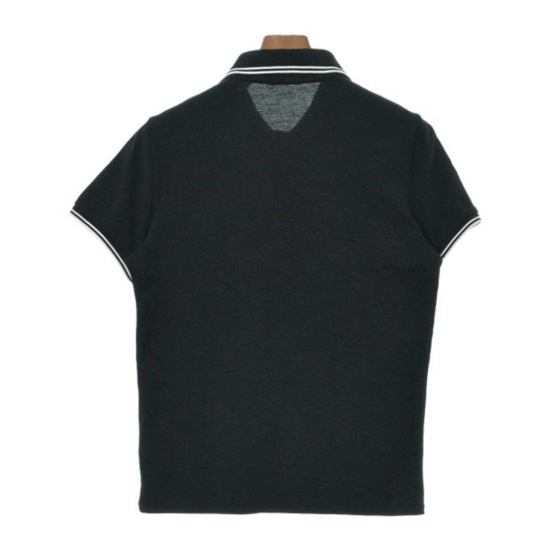 MONCLER - MONCLER モンクレール ポロシャツ S 黒 【古着】【中古