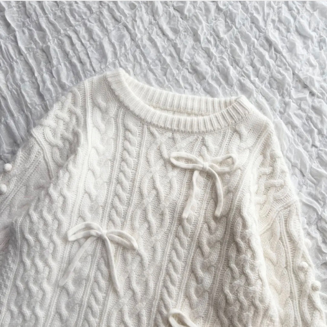 GYPSOPHILA - 【1度着用のみ美品】 ジプソフィラ ケーブルニットプル