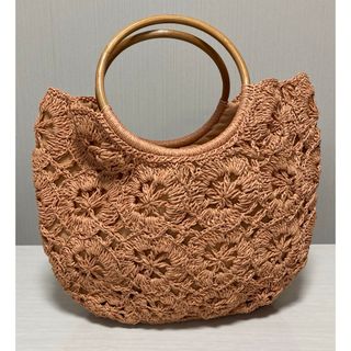 HELEN KAMINSKI - 良品 ヘレンカミンスキー かごバッグ 編み込み ロゴ