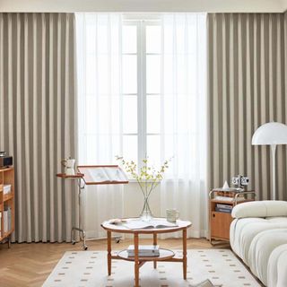 Rady - rady♡エレフラ♡カーテン♡ホワイト♡200サイズ♡ペア