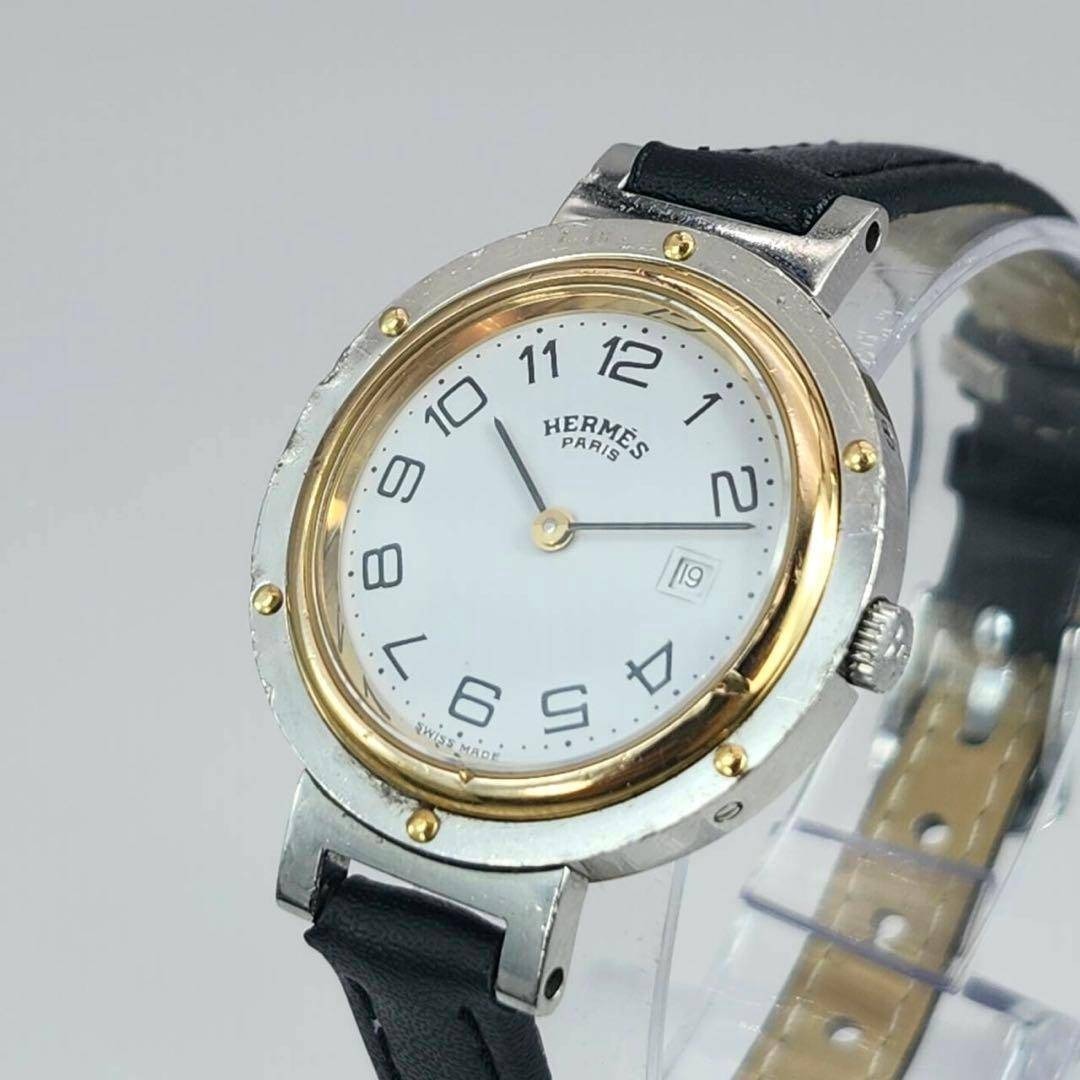 HERMES - エルメス クリッパー レディース 腕時計 クォーツ コンビ
