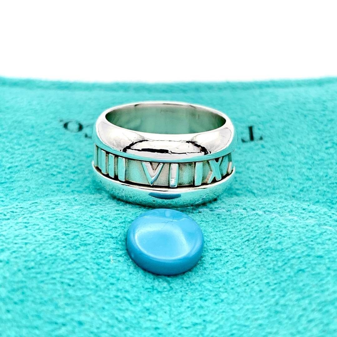 Tiffany & Co. - 極美品 鏡面仕上げ ティファニー アトラス リング 8号