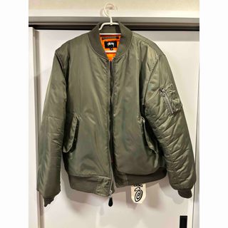 STUSSY - stussy × ALPHA 25周年記念MA-1ジャケット ステューシーの