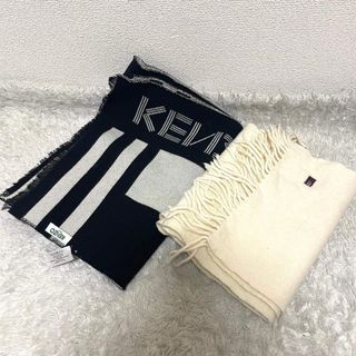 KENZO - ケンゾー KENZO マフラー ストール 花柄 チェック 総柄
