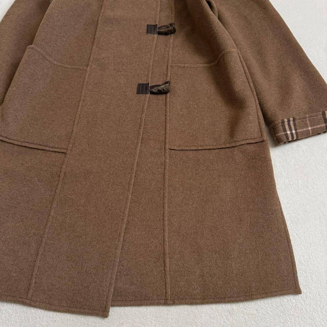 BURBERRY - 【極美品】バーバリーロンドン ピーコート カシミア混 モカ