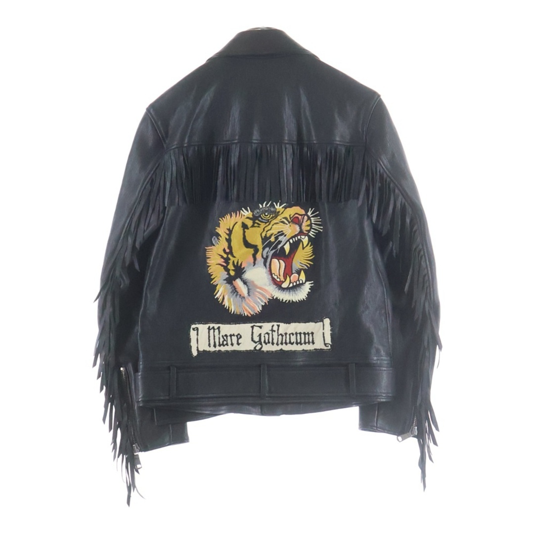 GUCCI - GUCCI グッチ TIGER EMBROIDERED BIKER JACKET バックタイガー