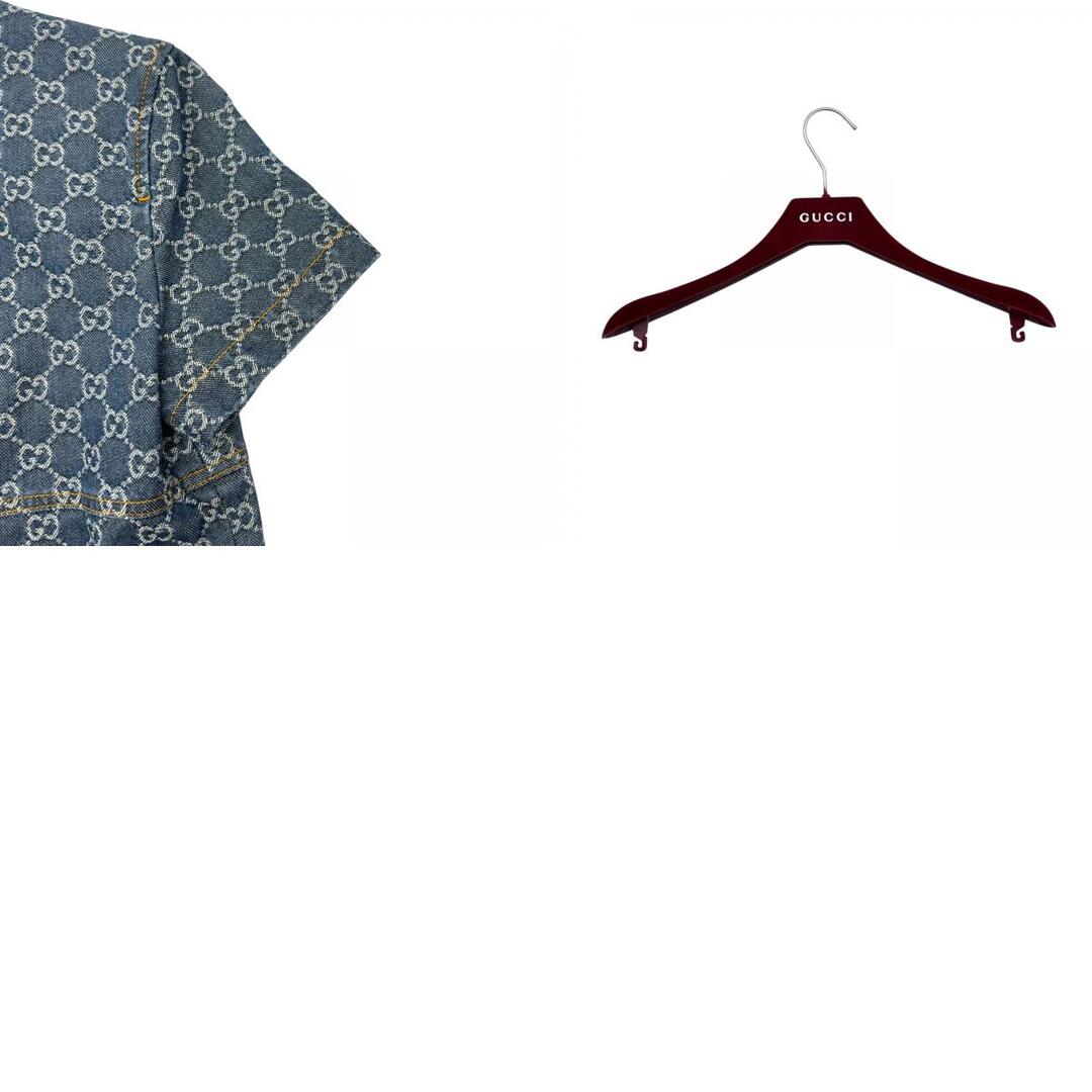GUCCI - グッチ GUCCI GG総柄 デニム 半袖 ワンピース 818219