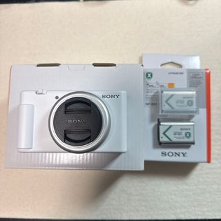 SONY - SONY ZV-1 広角レンズ,予備バッテリーセット 2021年5月購入 美