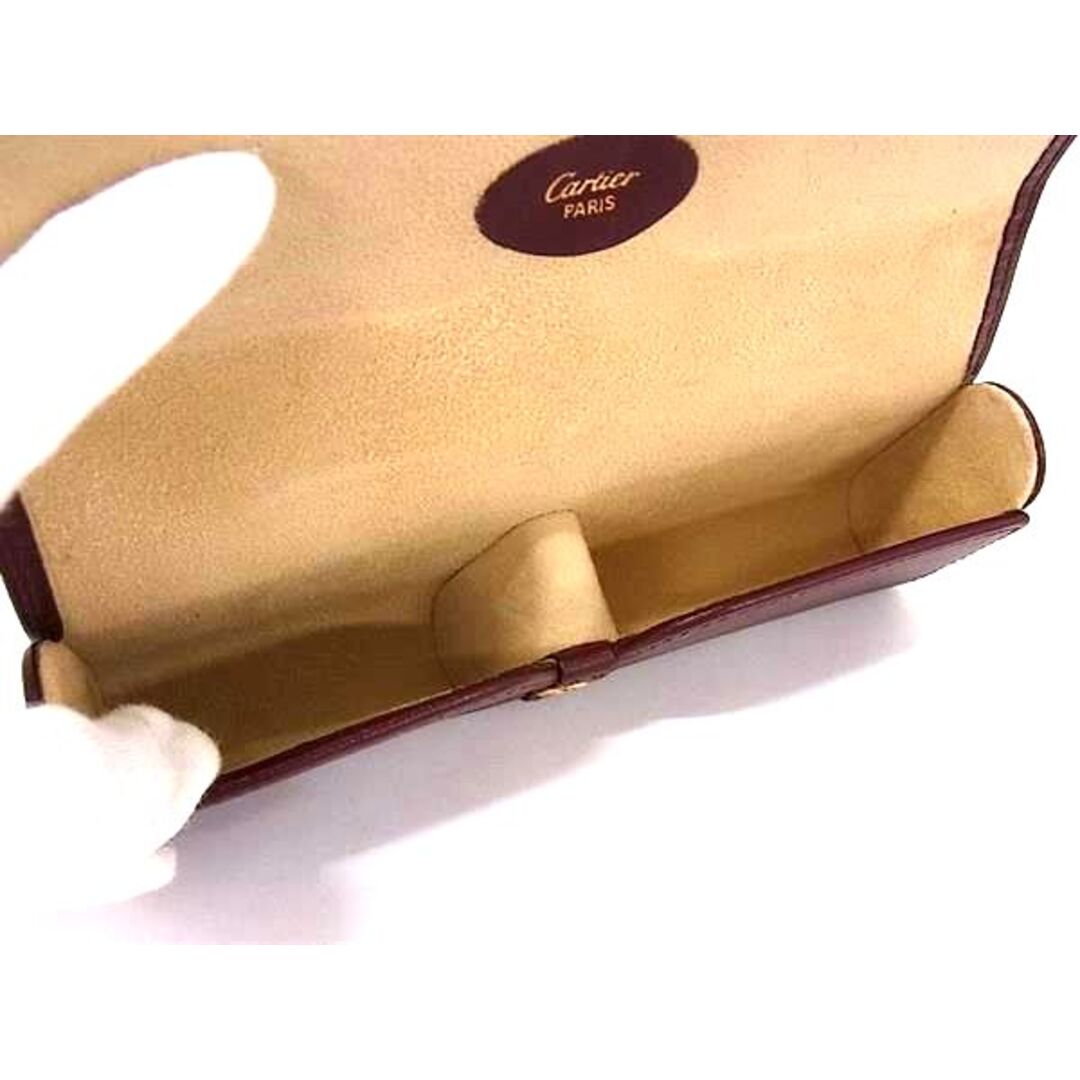 Cartier - □美品□ Cartier カルティエ マストライン レザー メガネ