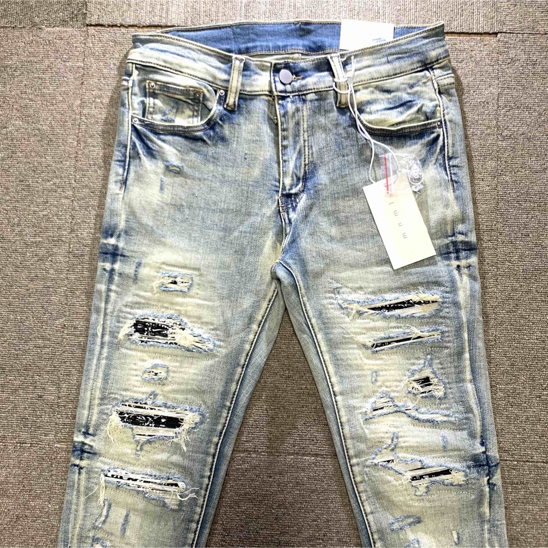 mnml - mnml ミニマル【新品未使用】ペイズリーストレッチスキニー