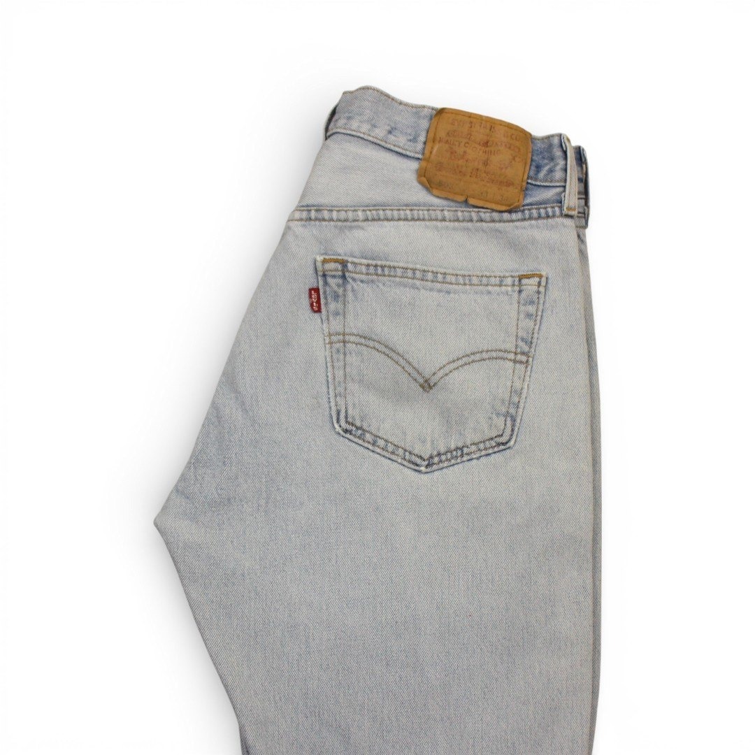 Levi's - 古着 00s USA製 LEVI'S W33×L36 501 Denim Jeans Blue