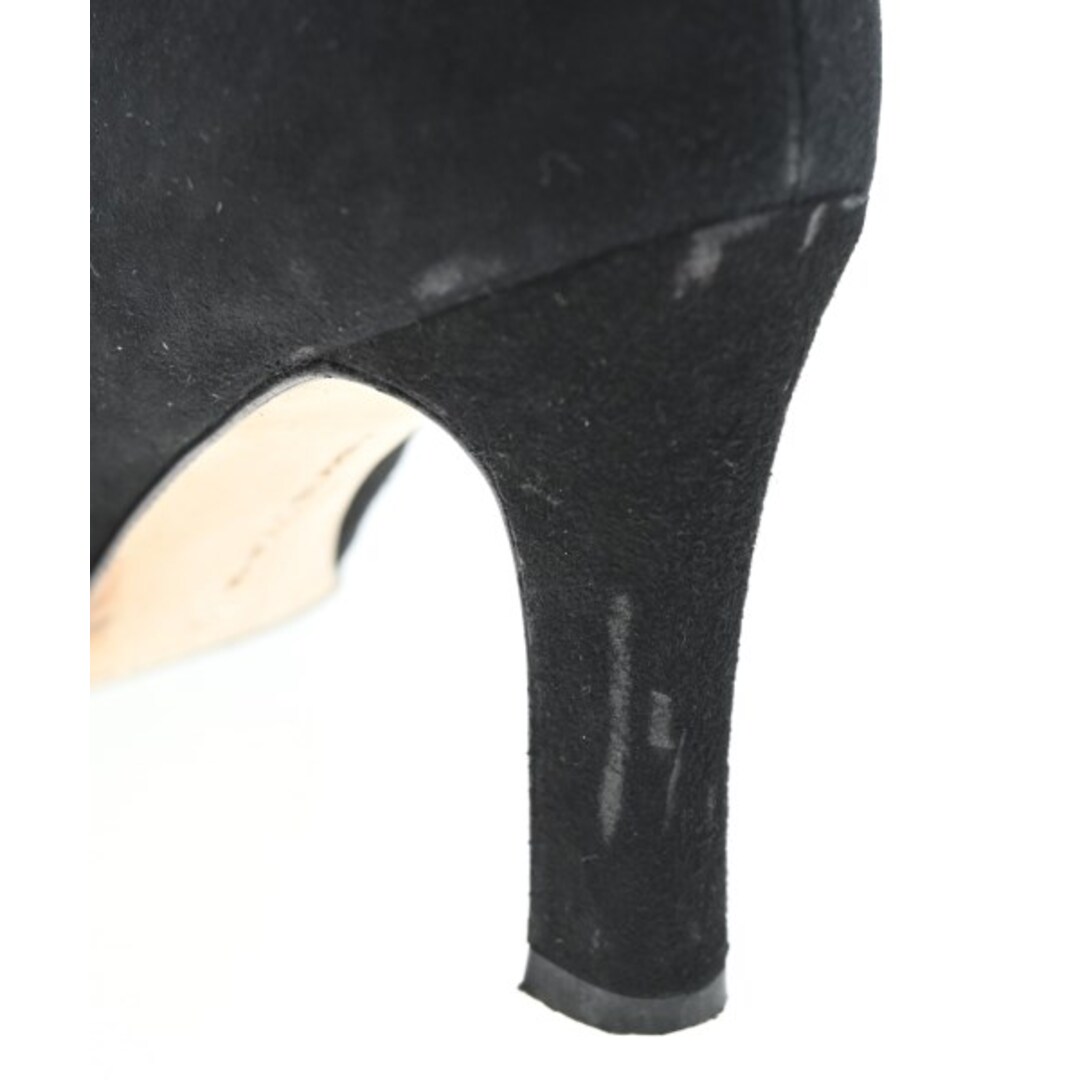 MANOLO BLAHNIK - MANOLO BLAHNIK マノロ ブラニク ブーティ 21.5cm 黒