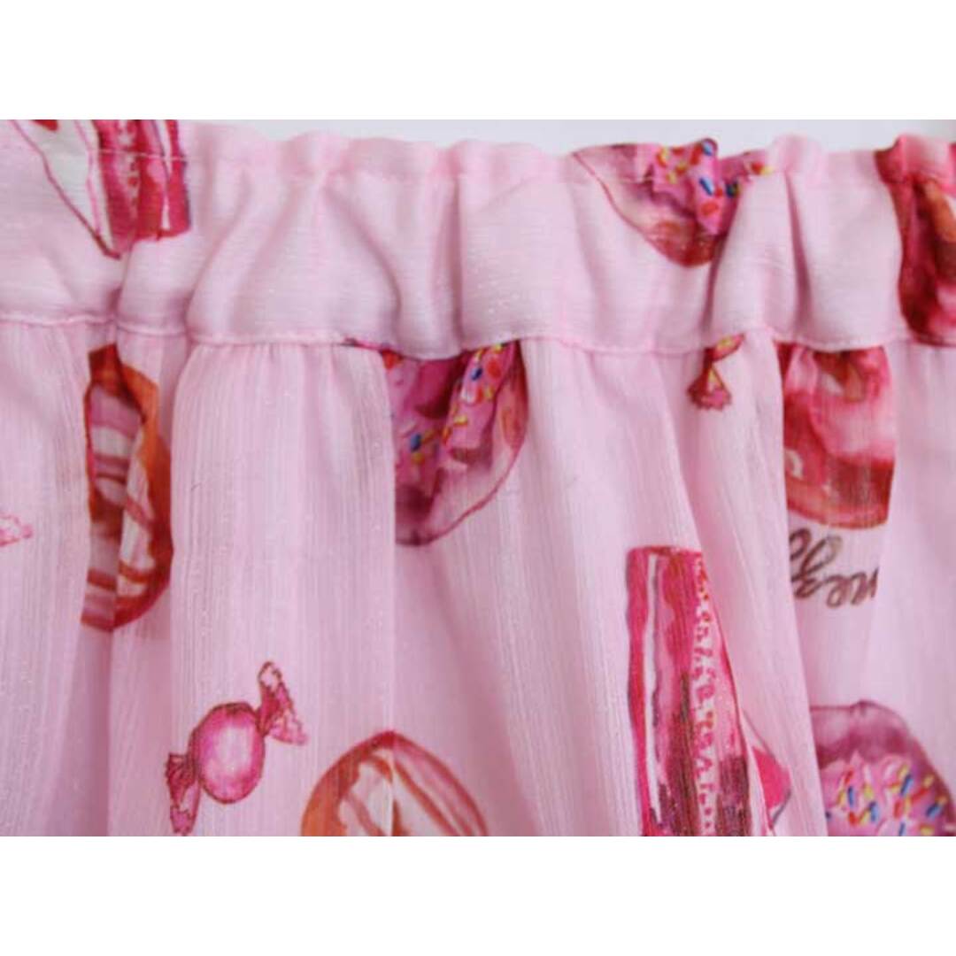 mezzo piano - メゾピアノ スカート 130cm キッズ 女児 ピンク【中古