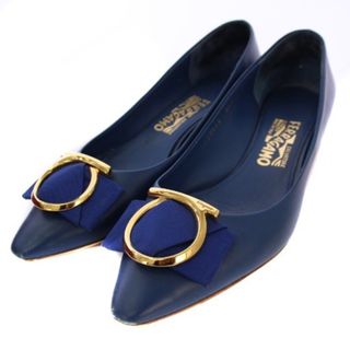 Salvatore Ferragamo（ハイヒール/パンプス ・ ブルー・ネイビー/青色
