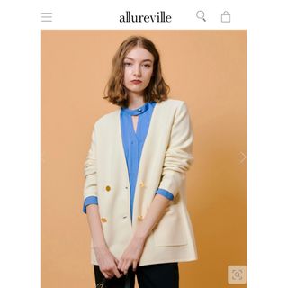 ANAYI - アナイ ノーカラー ツイード ジャケット 38の通販 by tommy's