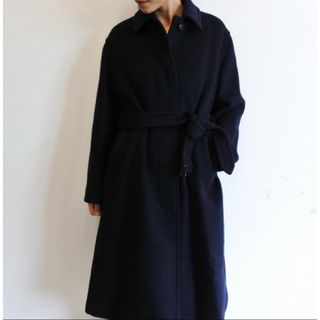 新品未使用タグ付】LOHEN ロングタイロッケンウールリバーコート