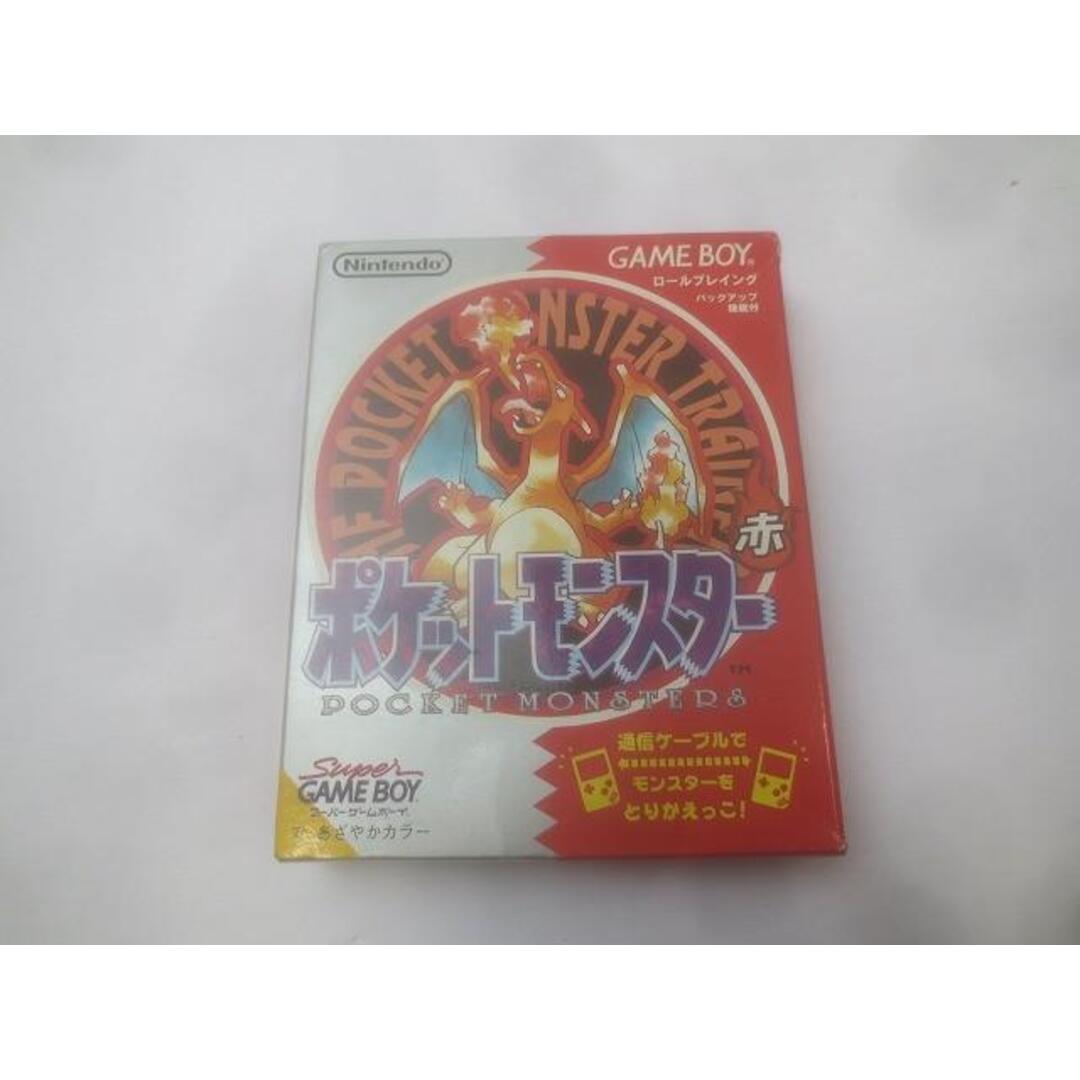 ゲーム ゲームボーイ ソフト ポケットモンスター 赤 取扱説明書 箱付き