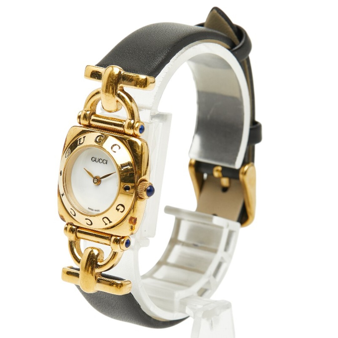 GUCCI - グッチ ホースビット ベルト（社外品） 腕時計 6300L クオーツ
