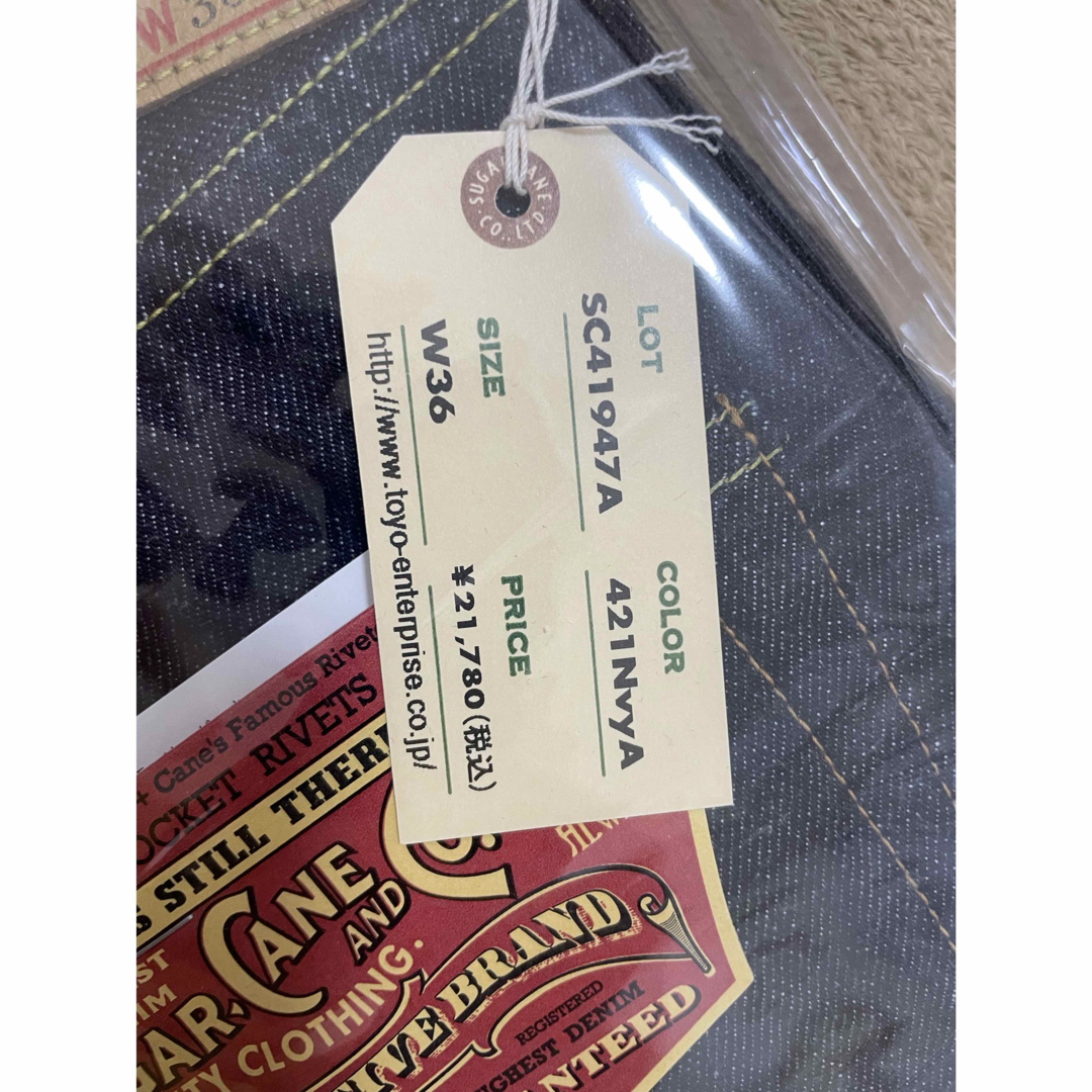 Sugar Cane - 新品未使用 シュガーケーンSC41947A w36 赤耳 セルビッジ