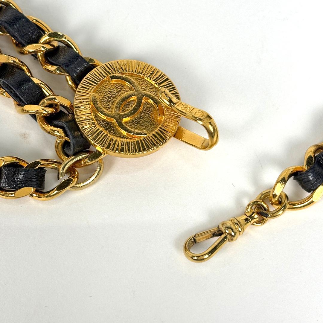 CHANEL - シャネル ココマーク チェーン ベルト レディース 【中古】の