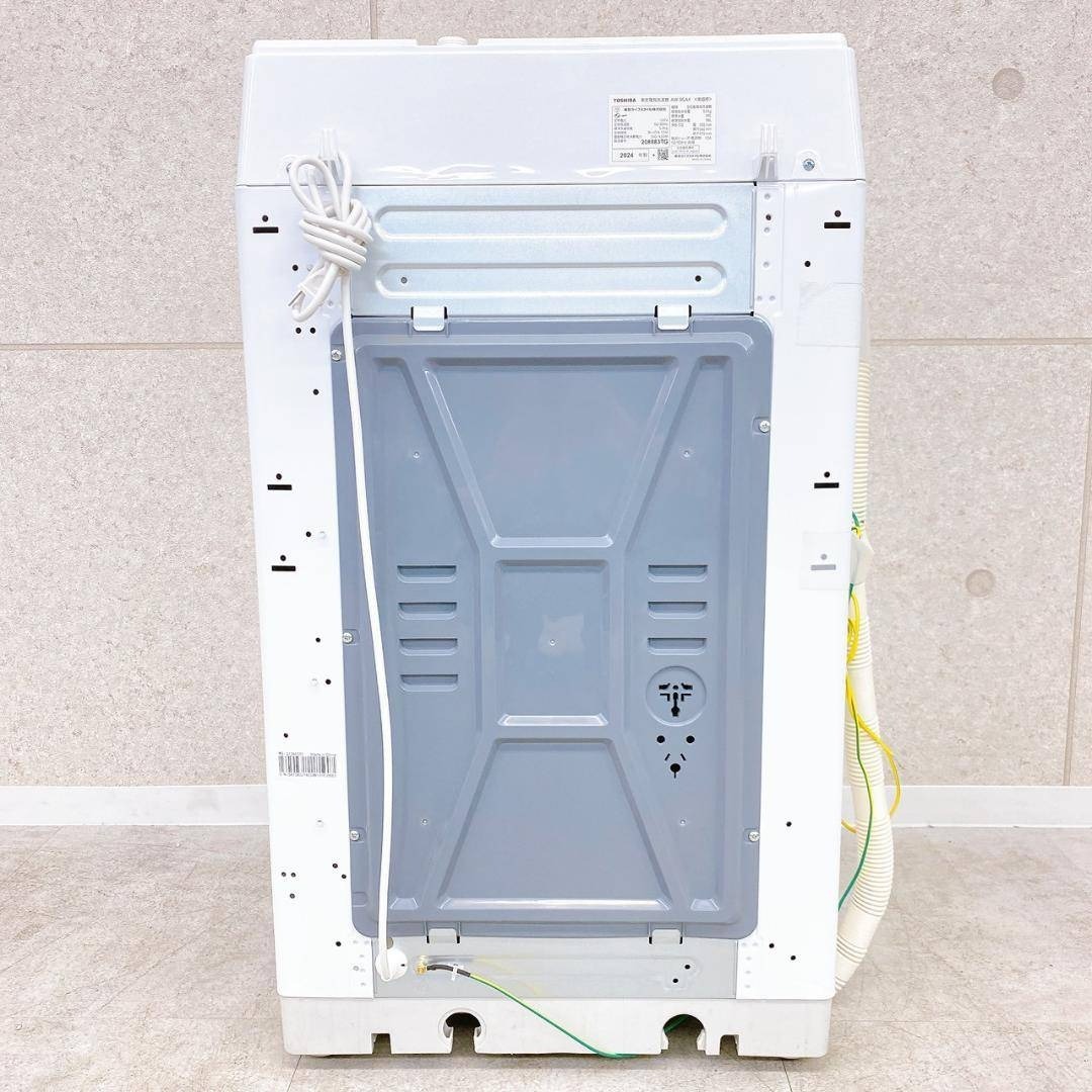 東芝 - 2024年製 TOSHIBA 全自動洗濯機 AW-5GA4 5.0kgの通販 by BY