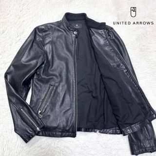UNITED ARROWS - ユナイテッドアローズ 羊革レザー テーラード