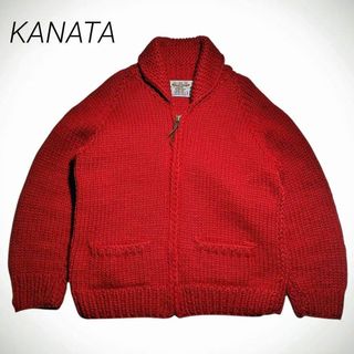 KANATA - Kanata HAND KNITS ノルディック 柄 ジップ スノー カウチン