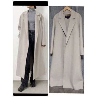 EMMEL REFINES - EMMEL REFINES＞EM ノーカラー Aライン シャギー