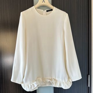 YOKO CHAN - yoko chan ロングスリーブフリルフレームブラウスの通販