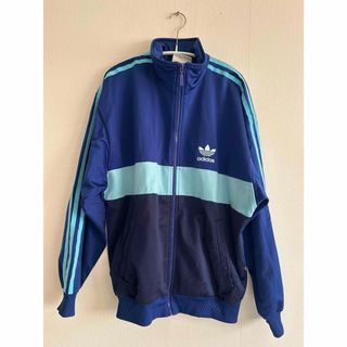 adidas - 良品 adidasトラックジャケット ジャージ デサント製 80s