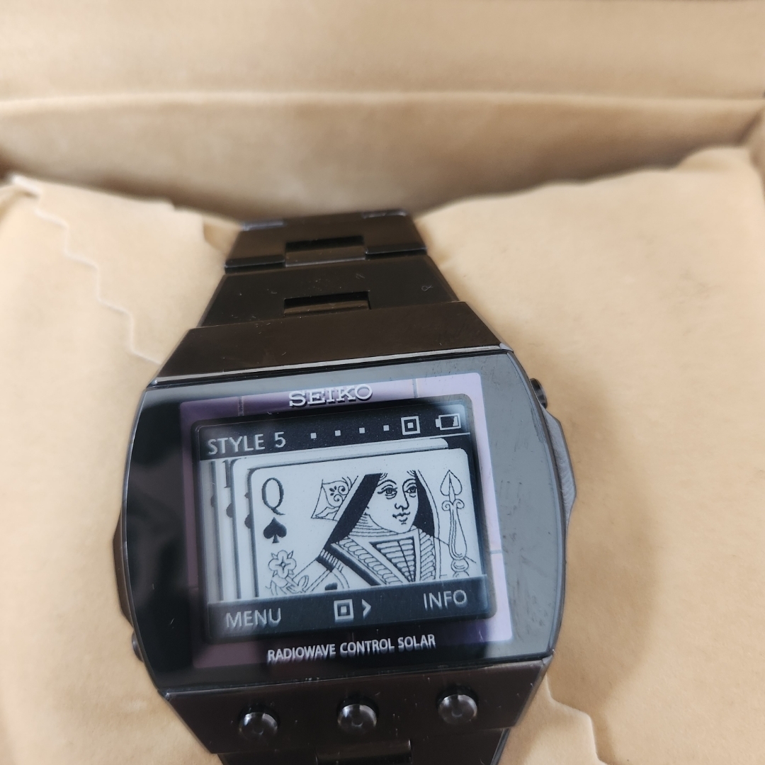 SEIKO - ブライツ 電波ソーラー アクティブマトリクスEPD ブラック