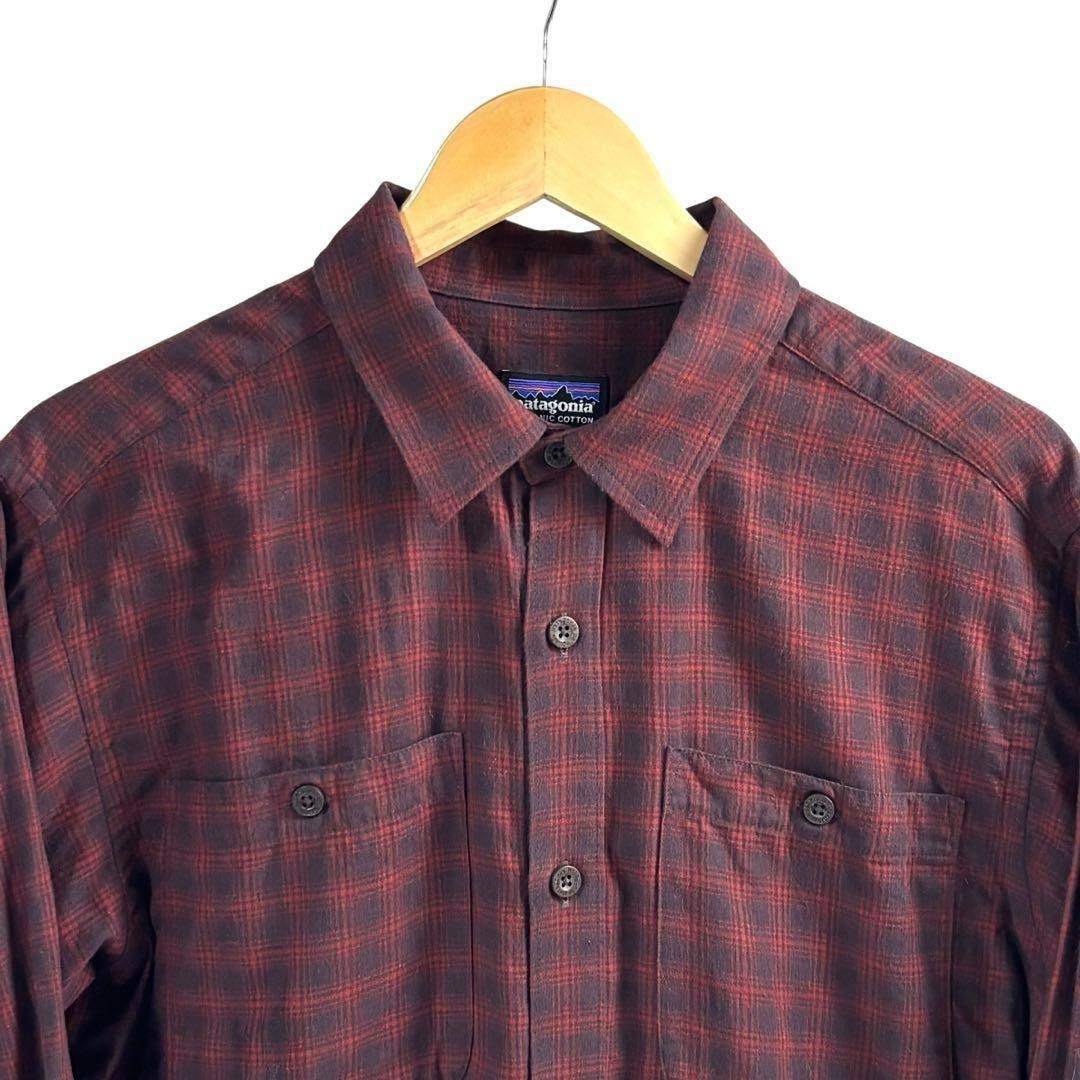 patagonia - patagonia パタゴニア ピマ コットン チェックシャツ S（M