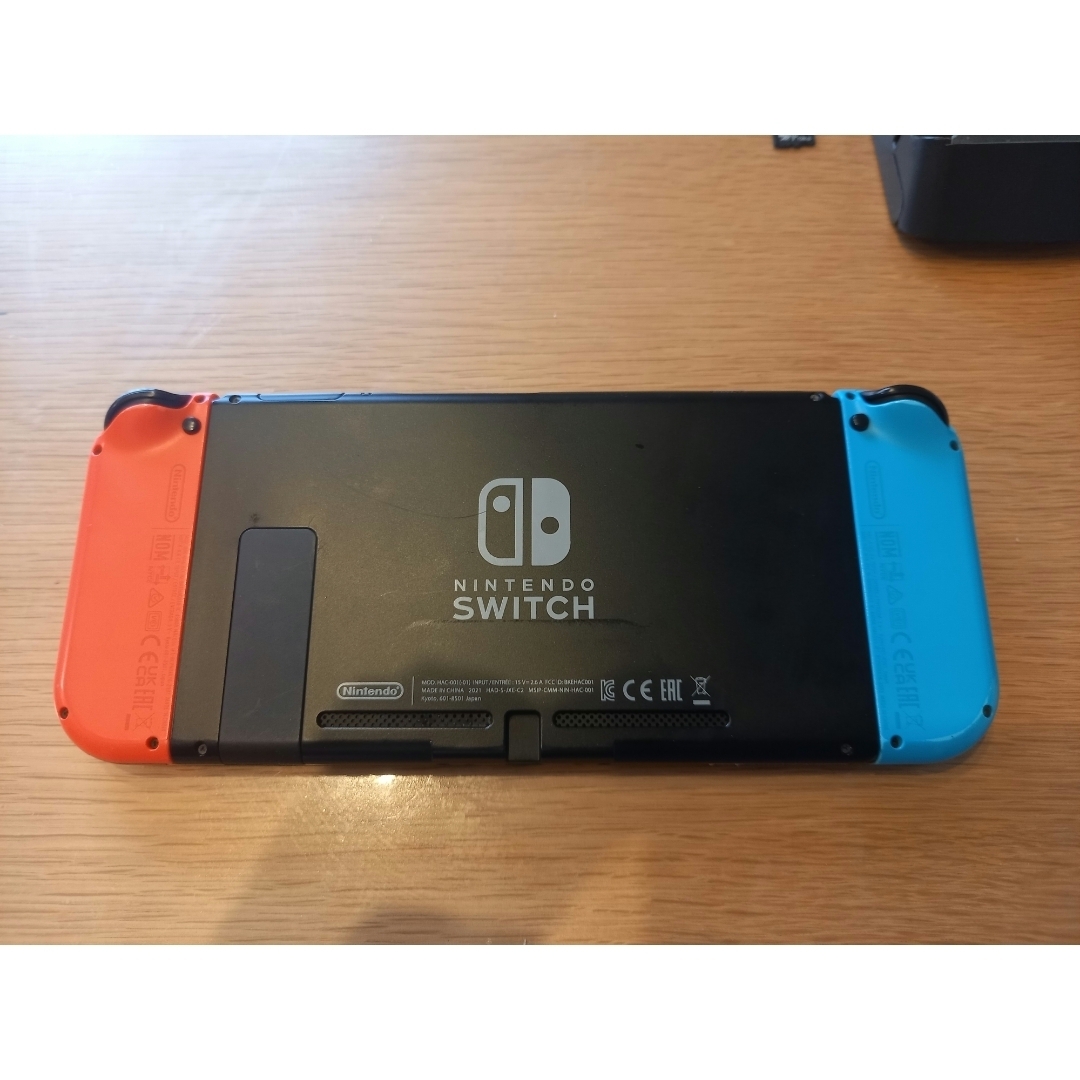 Nintendo Switch - 訳あり Nintendo Switch 本体 青/赤 Joy-Con 付属品