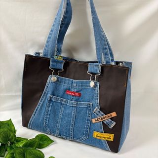ハンドメイド デニムリメイク 個性的 ショルダー サコッシュ スマホ