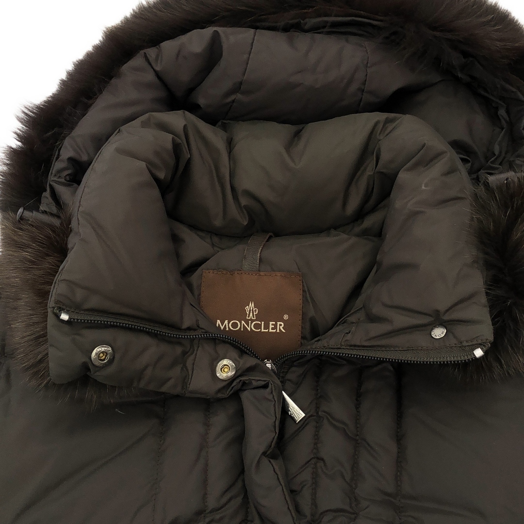 MONCLER - MONCLER モンクレール ダウンコート Z4H0092 ダークブラウン