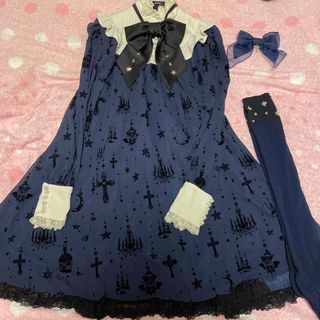 Angelic Pretty - Angelic Pretty チョコレート ベレー帽＋バレッタ＋