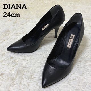 DIANA - ダイアナ今期シルバーパンプス♡24.5の通販 by ar_shop