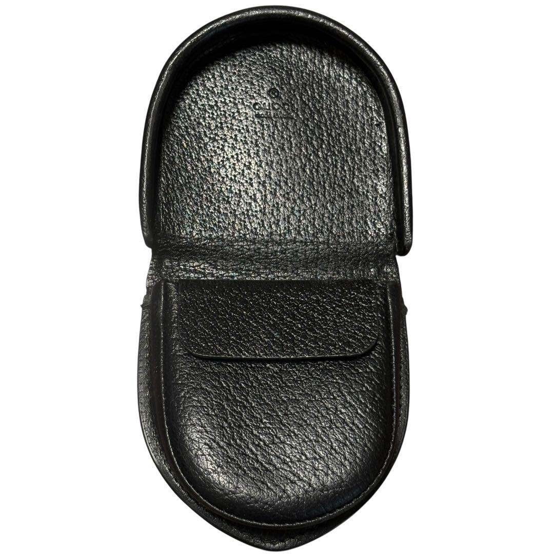GUCCI - 希少 GUCCI コインケース 馬蹄型 マーモント レザー ブラック