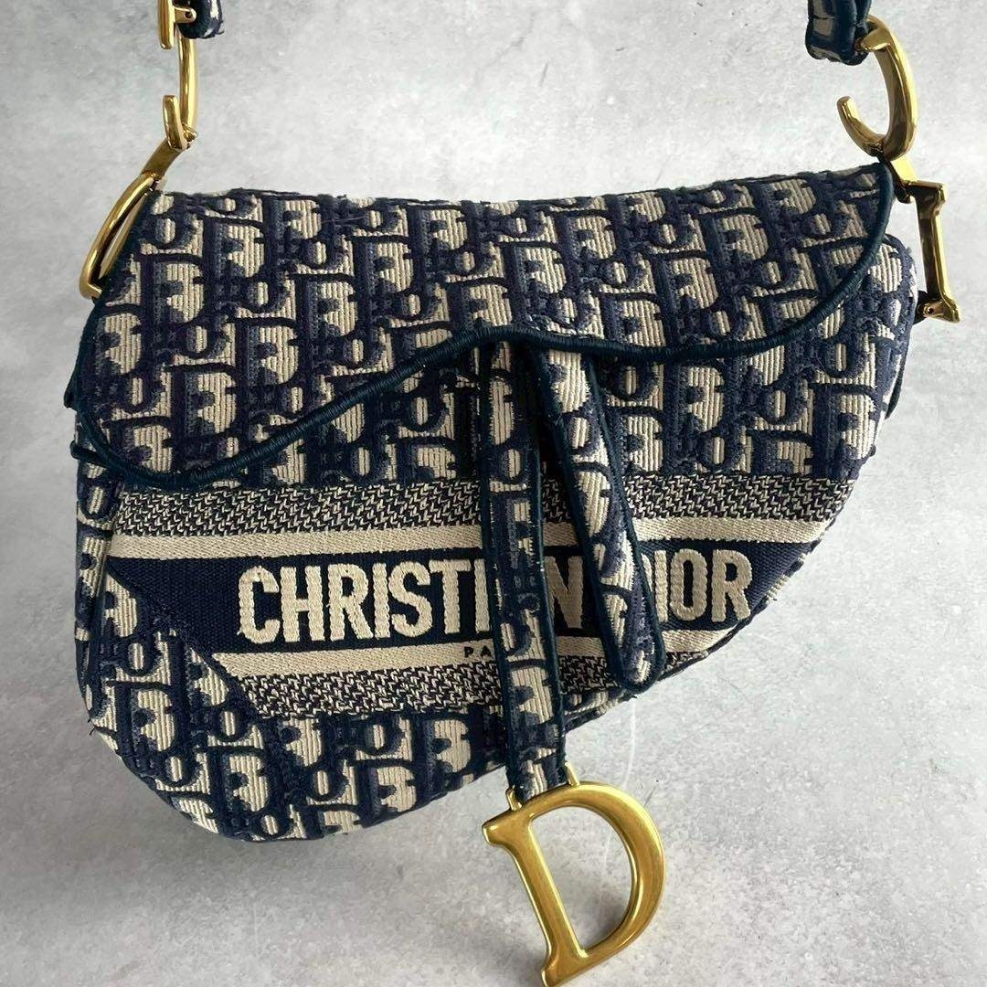 Christian Dior - 【極美品】ディオール サドルバッグ オブリーク