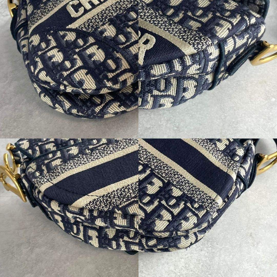 Christian Dior - 【極美品】ディオール サドルバッグ オブリーク