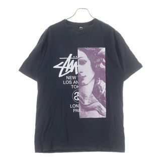 STUSSY - 80's old stussy 黒タグ シャドーマンTシャツ Lサイズの通販