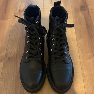 Tory Burch - トリーバーチ ジョッキーブーツ 黒 レザー ロングブーツ