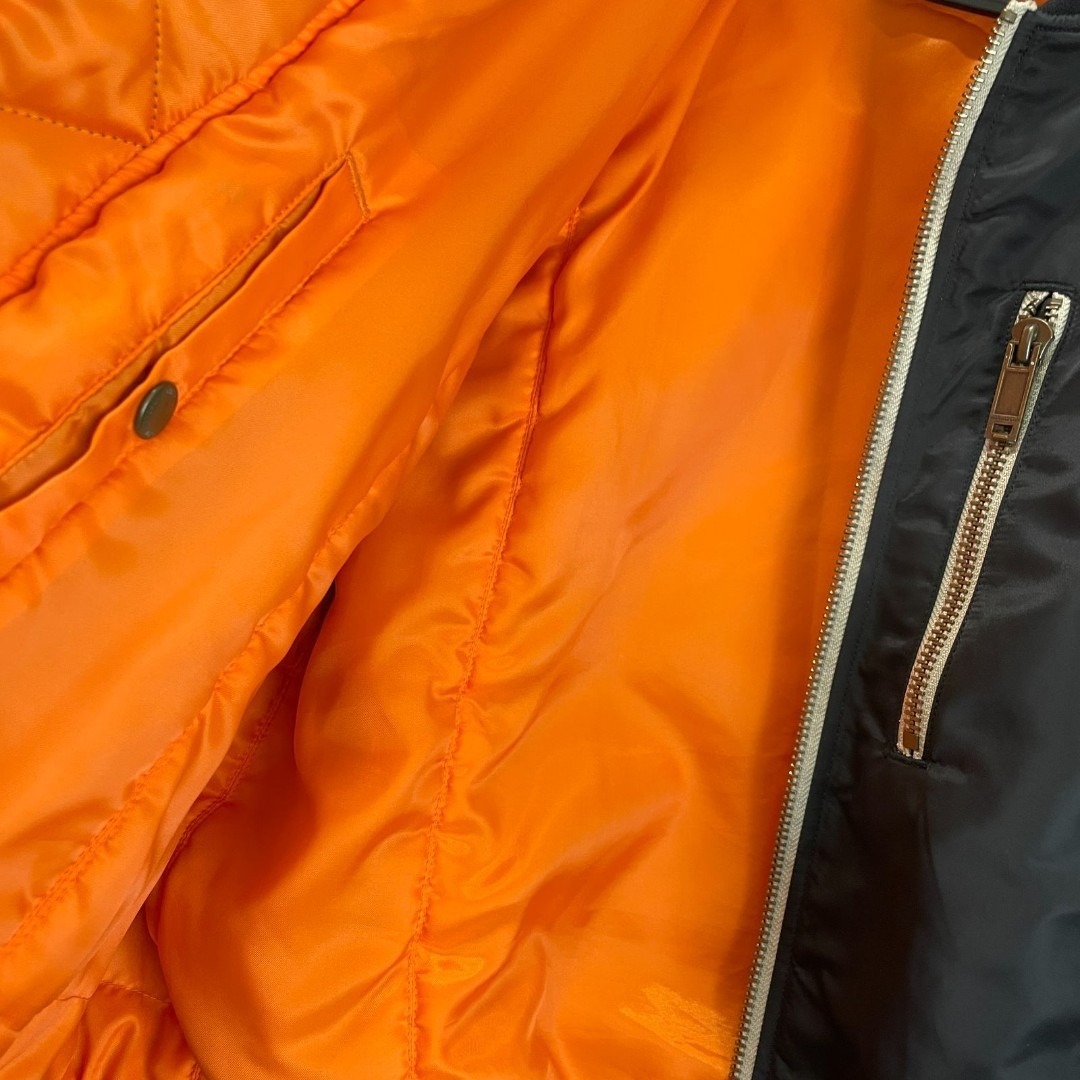 CHRISTIAN DADA - CHRISTIAN DADA MA-1 フライトジャケット 黒 メンズ