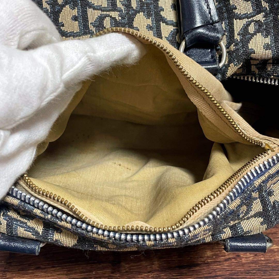 Christian Dior - ディオール トロッター キャンバス レザー ボストン