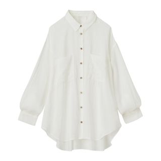 yori スプリングツイードライクブラウス グレーの通販 by しんかん's