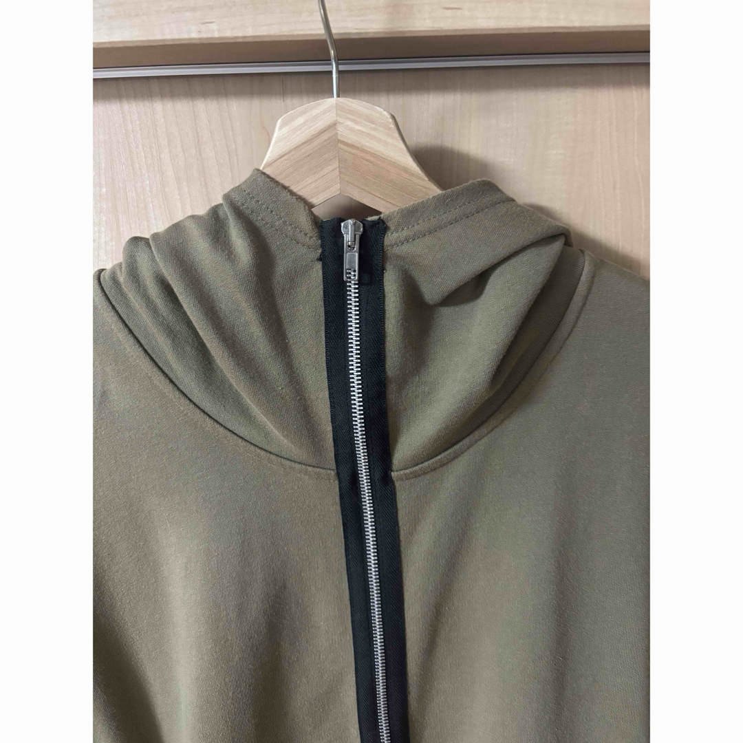 ZARA - ZARA ミリタリー風 フード付きアウター 濃紺 メンズ ユニ