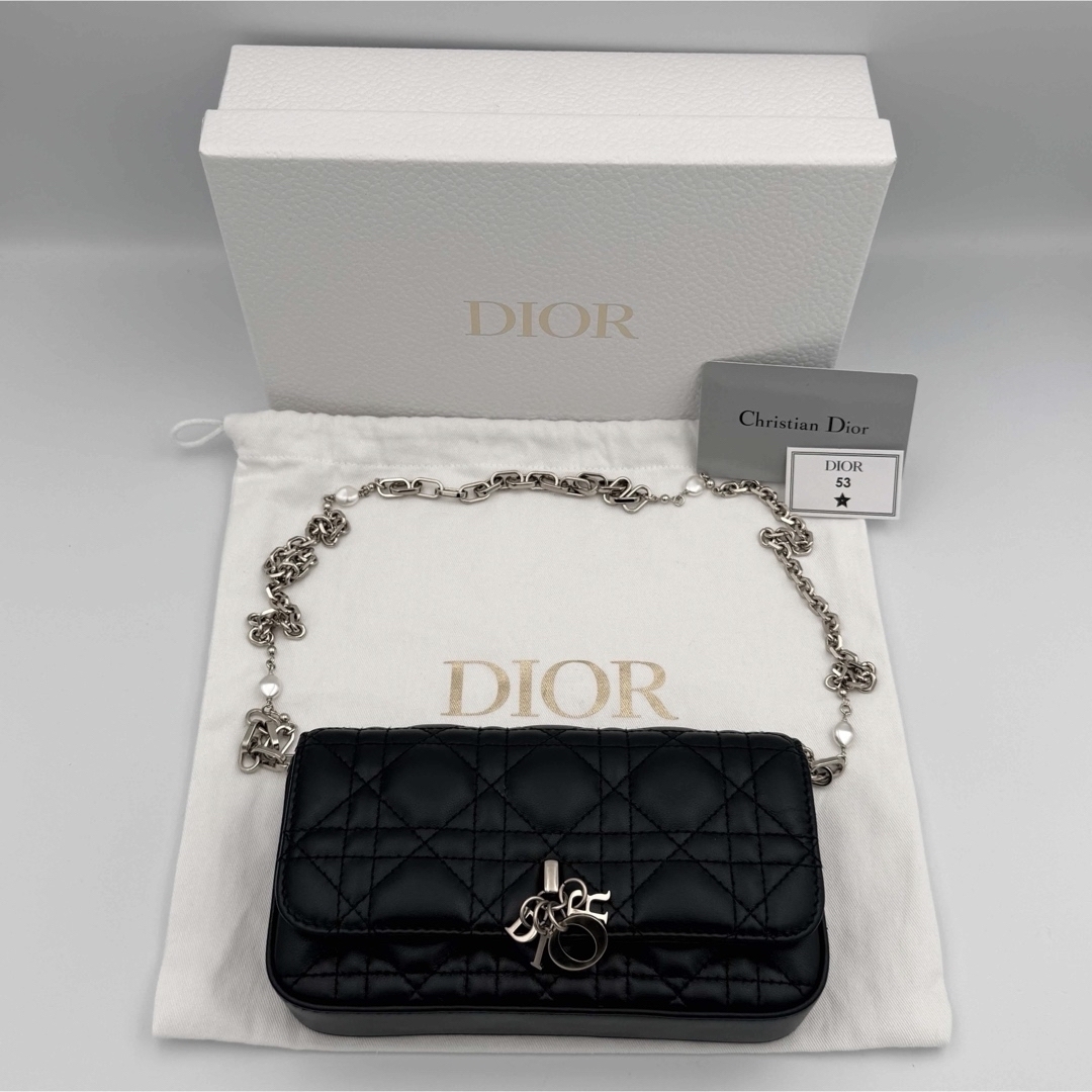 Christian Dior - 【未使用品】Christian Dior カナージュ ラムスキン