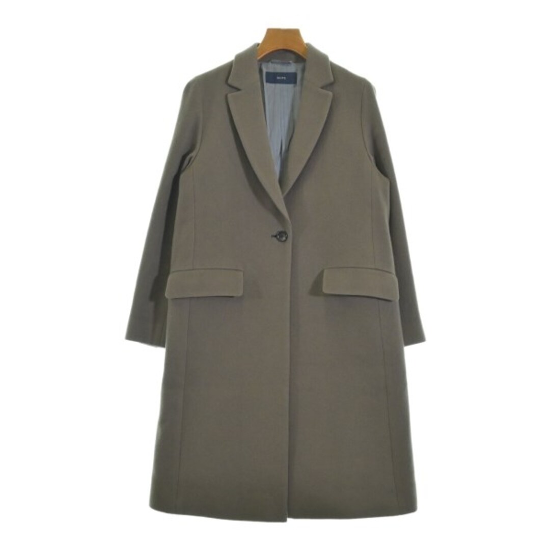 SHIPS - SHIPS シップス チェスターコート S グレー 【古着】【中古