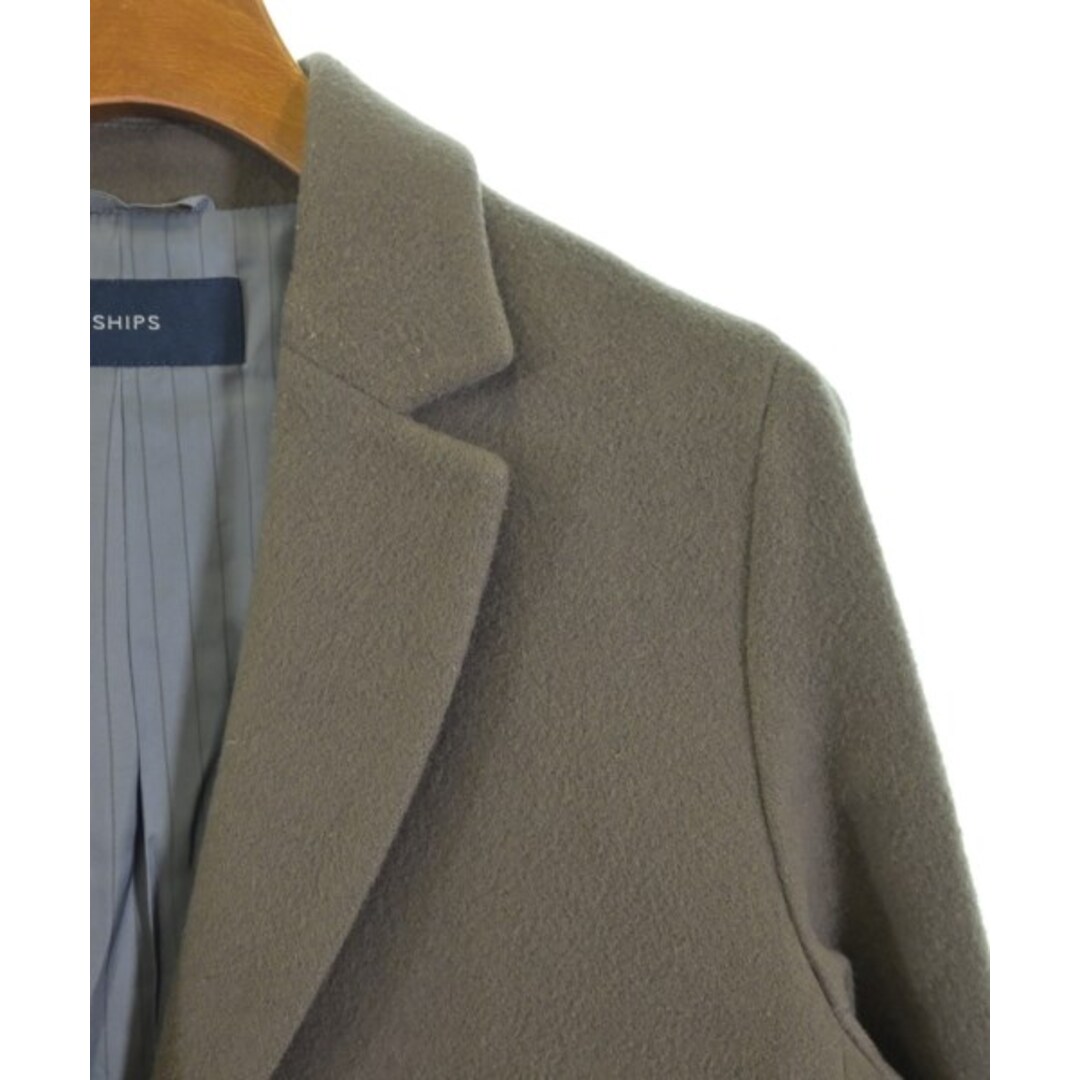 SHIPS - SHIPS シップス チェスターコート S グレー 【古着】【中古